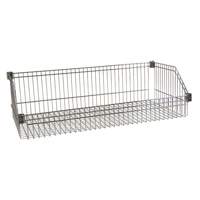 Panier-tablette en treillis m&eacute;tallique, 24" la x 48" p, Capacit&eacute; de 400 lb Cantin et fils