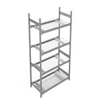 Wide Span Storage Shelving, Steel, Boltless, 1340 lbs. Capacity, 42" W x 84" H x 18" D Cantin et fils