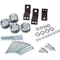 Wire Mesh Partition Sliding Door Hardware Kit Cantin et fils