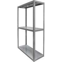 Heavy-Duty Shelving, Steel, Bolted, 3000 lbs. Capacity, 36" W x 72" H x 24" D Cantin et fils