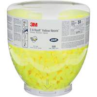 E-A-Rsoft Yellow Neons Earplugs, Bulk - Canister, Large Cantin et fils