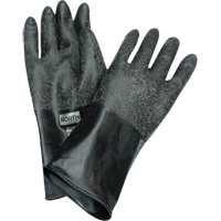 Gants r&eacute;sistants aux produits chimiques, Taille Moyen/8, 14" lo, Caoutchouc butyle, 32 mils Cantin et fils