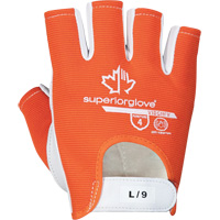 Gants Vibrastop demi-doigts antivibrations, Taille Moyen, Paume Ch&egrave;vre Cantin et fils