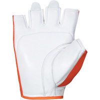 Gants Vibrastop demi-doigts antivibrations, Taille Moyen, Paume Ch&egrave;vre Cantin et fils