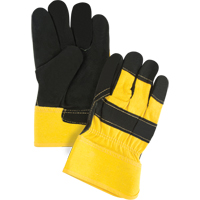 Gants d'ajusteur doubl&eacute;s pour l'hiver &agrave; chaleur sup&eacute;rieure, Grand, Paume en Cuir de vache refendu, Doublure en Thinsulate Cantin et fils