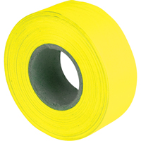 Rubans pour signalisation, 1,2" la x 150' lo, Jaune fluorescent Cantin et fils