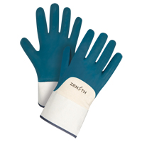 Heavyweight Safety Cuff Gloves, 10/X-Large, Nitrile Coating, Cotton Shell Cantin et fils