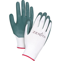 Gants enduits confortables de premi&egrave;re qualit&eacute;, 8/Moyen, R&ecirc;vetement Nitrile, Calibre 13, Enveloppe en Polyester Cantin et fils