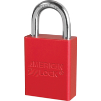 Anodized Padlock, Safety Padlock, Keyed Alike, Aluminum, 1-1/2" Width Cantin et fils