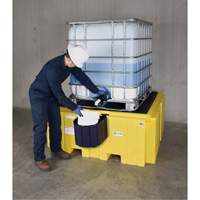 IBC Spill Pallet Plus&reg; Without Drain, 365 US gal. Spill Capacity, 62" x 62" x 28" Cantin et fils