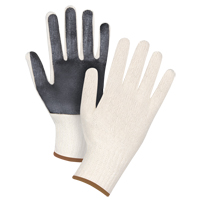 Gants en tricot &agrave; paume enduite, Poly/coton, Un c&ocirc;t&eacute;, Calibre 7, Grand Cantin et fils