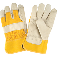 Premium Quality Fitters Gloves, Large, Grain Cowhide Palm, Cotton Inner Lining Cantin et fils