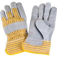 Premium Rugged Fitters Gloves, Large, Split Cowhide Palm, Cotton Inner Lining Cantin et fils