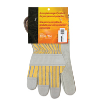 Gants d'ajusteur de qualit&eacute; sup&eacute;rieure, 2T-Grand, Paume en Cuir de vache refendu, Doublure en Coton Cantin et fils