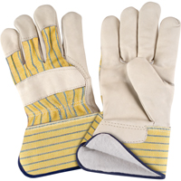 Abrasion-Resistant Winter-Lined Fitters Gloves, X-Large, Grain Cowhide Palm, Cotton Fleece Inner Lining Cantin et fils