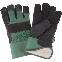 Gants d'ajusteur doubl&eacute;s pour l'hiver &agrave; chaleur sup&eacute;rieure, 2T-Grand, Paume en Cuir de vache refendu, Doublure en Thinsulate Cantin et fils
