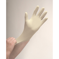 Gants d'examen de premi&egrave;re qualit&eacute; pour peau sensible, Moyen, Latex, 4 mils, Poudr&eacute;s, Naturel Cantin et fils