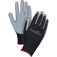 Gants enduits confortables de premi&egrave;re qualit&eacute;, 10/T-Grand, R&ecirc;vetement Nitrile, Calibre 13, Enveloppe en Polyester Cantin et fils