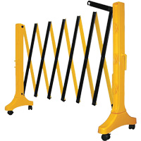 Xpandit Barricade, 36" H x 11.5' L, Black/Yellow Cantin et fils