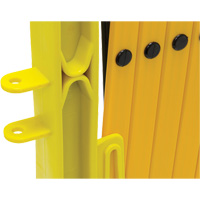 Xpandit Barricade, 36" H x 11.5' L, Black/Yellow Cantin et fils