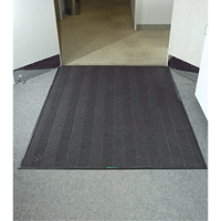 Waterhog&reg; Eco Elite Matting, Wiper/Scraper, 4' x 6' x 3/8", Grey Ash Cantin et fils