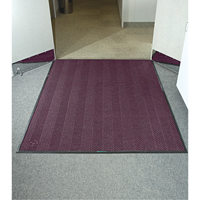 Waterhog&reg; Eco Elite Matting, Wiper/Scraper, 6' x 6' x 3/8", Maroon Cantin et fils