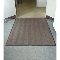 Waterhog&reg; Eco Elite Matting, Wiper/Scraper, 4' x 6' x 3/8", Chestnut Brown Cantin et fils