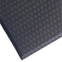 Cushion Max Mats, Diamond, 3' x 5' x 5/8", Charcoal, Nitrile/PVC Cantin et fils
