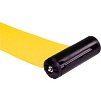 Free-Standing Crowd Control Barrier Receiver Post, 35" High, Yellow Cantin et fils