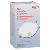 Particulate Respirators, N95, NIOSH Certified, Medium/Large Cantin et fils