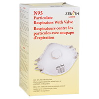 Particulate Respirators, N95, NIOSH Certified, Medium/Large Cantin et fils