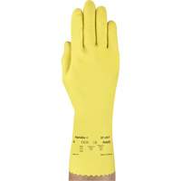 VersaTouch&reg; 297 Gloves, Size Medium/8, 12" L, Rubber Latex, Flock-Lined Inner Lining, 20-mil Cantin et fils