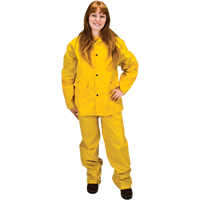 V&ecirc;tements imperm&eacute;ables RZ100, Polyester/PVC, Petit, Jaune Cantin et fils