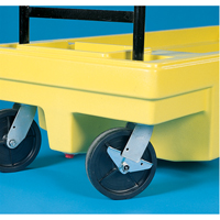 Chariots Poly-Spillcart, 66,5" lo x 29" la x 43,9" h, Cap. de d&eacute;versement 57 gal. US Cantin et fils
