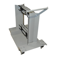 Mobile Cylinder Supports, Polyolefin Wheels, 24" W x 40" L Base, 1600 lbs. Cantin et fils