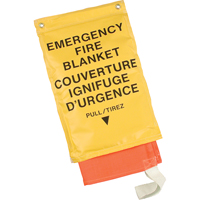 Couvertures ignifuges d'urgence, Fibre de verre, 72"lo x 72"la Cantin et fils
