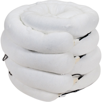 Barrage absorbant de premi&egrave;re qualit&eacute;, Huile seulement, 10' lo x 5" la, Absorption 35 gal., 4 /pqt Cantin et fils