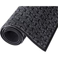 Tapis de couloir Tire-Track, Essuie-pieds/grattoir, 4' x 6' x 3/8", Charbon Cantin et fils