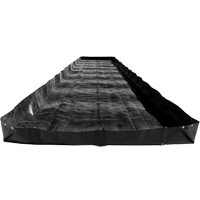 Economy Berms, 748 gal. Capacity, 10' W x 10' L x 12" H, L-Bracket Cantin et fils