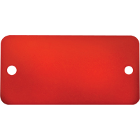 &eacute;tiquettes vierges, Aluminium, 3" la x 1" h Cantin et fils