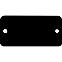 &eacute;tiquettes vierges, Aluminium, 3" la x 1" h Cantin et fils