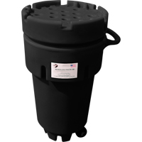 Wheeled Poly-Spillpaks, 50 US gal., Mobile Cantin et fils