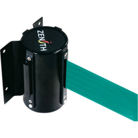 Wall Mount Barrier, Steel, Screw Mount, 7', Green Tape Cantin et fils