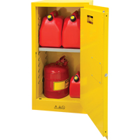 Armoire pour produits inflammables, 16 gal., 1 Porte(s), 23" La x 44" h x 18" p Cantin et fils