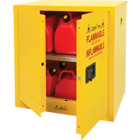 Armoire pour produits inflammables, 22 gal., 2 Porte(s), 35" La x 35" h x 22" p Cantin et fils