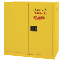 Armoire pour produits inflammables, 24 gal., 2 Porte(s), 43" La x 44" h x 12" p Cantin et fils