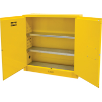 Armoire pour produits inflammables, 24 gal., 2 Porte(s), 43" La x 44" h x 12" p Cantin et fils