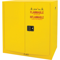 Armoire pour produits inflammables, 30 gal., 2 Porte(s), 43" La x 44" h x 18" p Cantin et fils