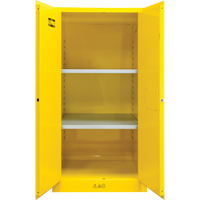 Armoire pour produits inflammables, 60 gal., 2 Porte(s), 34" La x 65" h x 34" p Cantin et fils