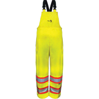 Pantalons &agrave; bavette de s&eacute;curit&eacute; imperm&eacute;ables ignifuges haute visibilit&eacute; en polyur&eacute;thane, 4T-Grand Cantin et fils